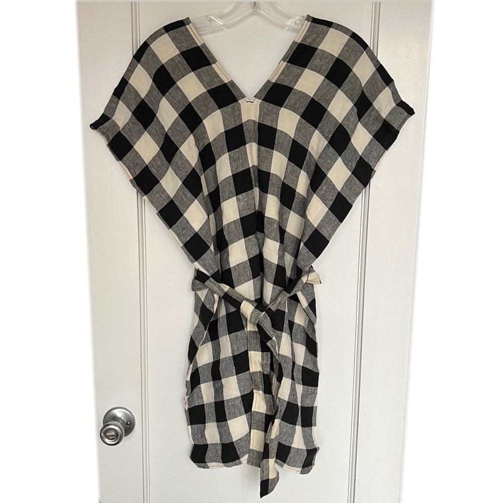 Yves Saint Laurent Riche Gauche Checkered Shift Dress - Picture 5 of 10